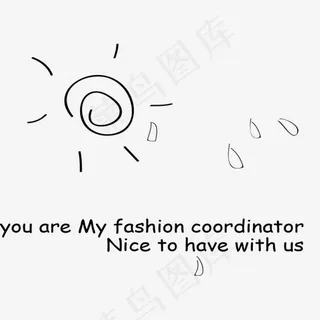 卡通英文字排版,免抠元素艺术字