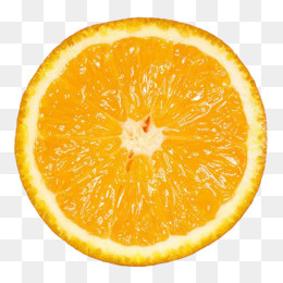 甜橙切片特写,免抠元素