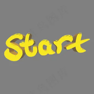 start艺术英文字体