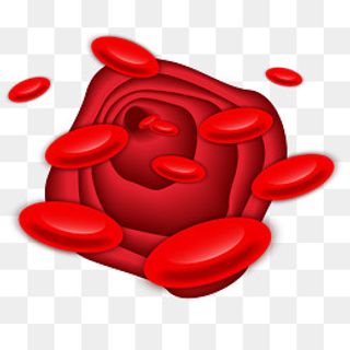 医学细胞血红细胞矢量图,免抠元素