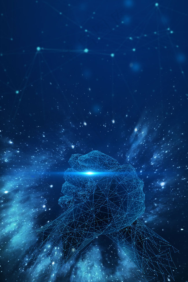 商务科技创意合成背景背景图片素材