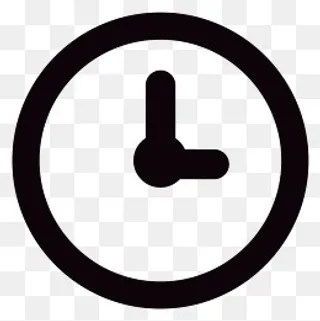 线性钟表图标元素素材免费下载,免抠元素