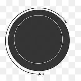 创意黑色几何图形免抠图,免抠元素(2000*2000px)psd模版下载