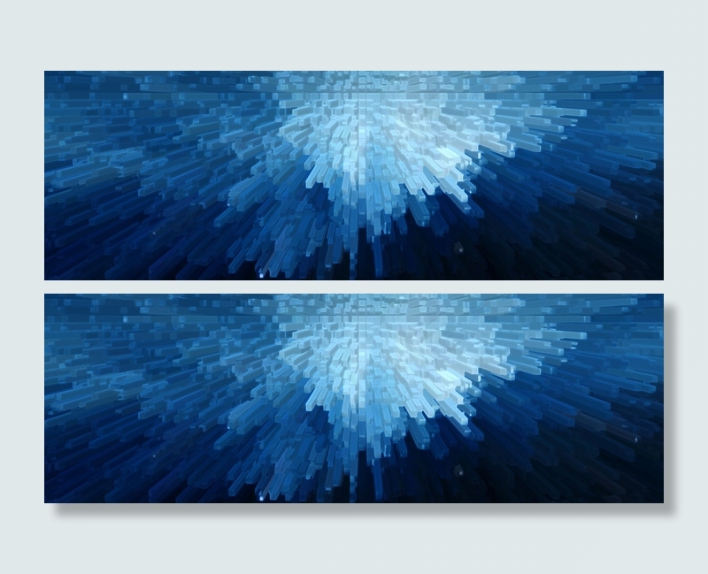 炫酷立体3D柱体放射凸出效果banner背景图片素材,背景元素