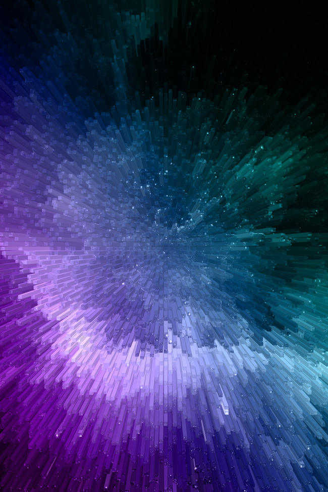 时尚大气个性彩色渐变3D柱体背景海报背景图片素材