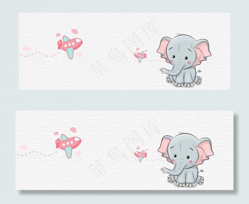 天猫淘宝卡通母婴扁平banner海报背景背景图片素材