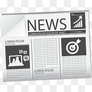 世界新闻自由日一份报纸,免抠元素