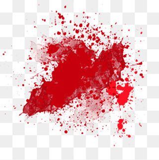 红色血迹痕迹笔刷元素,免抠元素