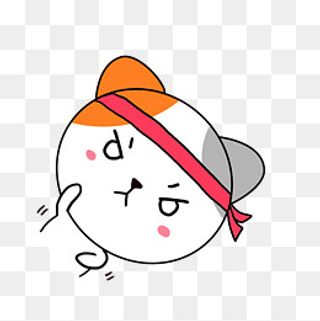 Q版可爱卡通歪头小动物表情包小