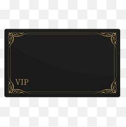 写实化VIP会员卡黑卡(2000*2000px)psd模版下载