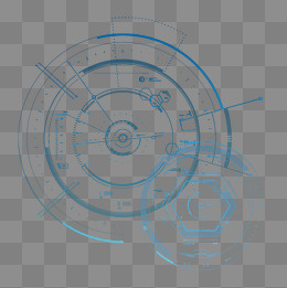 科技感PSD透明底,免抠元素