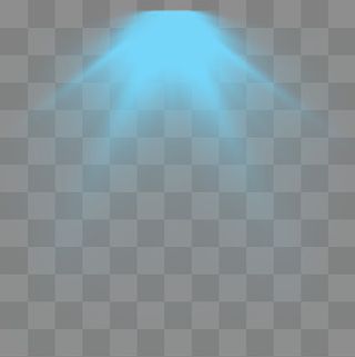 蓝色放射光炫光元素,免抠元素