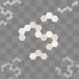 几何简约底纹六边形元素下载,免抠元素