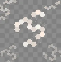 几何简约底纹六边形元素下载,免抠元素