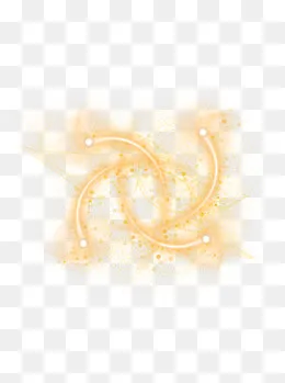 光效星光金色点光光晕炫光高光矢,免抠元素
