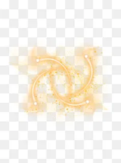 光效星光金色点光光晕炫光高光矢,免抠元素
