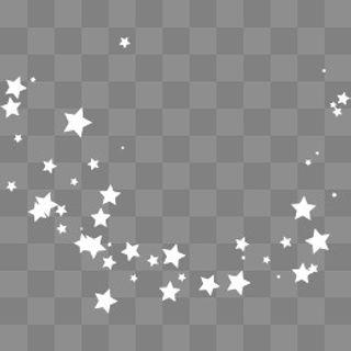 白色漂浮星星