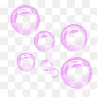 透明泡泡游乐气泡元素,免抠元素