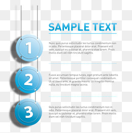 矢量蓝色信息分类图 目录小标,免抠元素