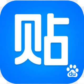 手机百度贴吧APP图标设计,免抠元素