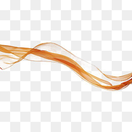 橙色轻柔丝绸,免抠元素