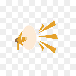 卡通喇叭免抠素材,免抠元素