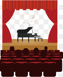 钢琴演奏会现场,免抠元素