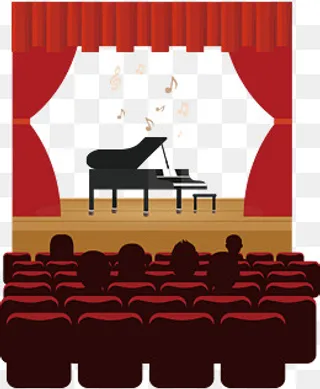 钢琴演奏会现场,免抠元素
