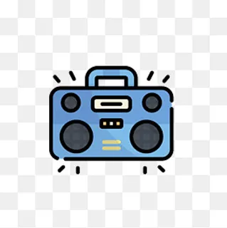 mbe风格音乐录音机免扣素材,免抠元素