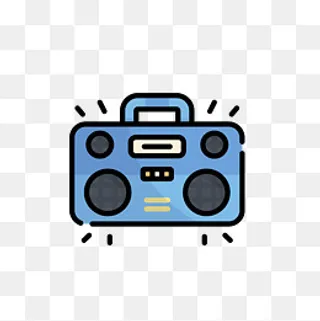 mbe风格音乐录音机免扣素材,免抠元素