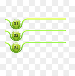 矢量ppt绿色标题线