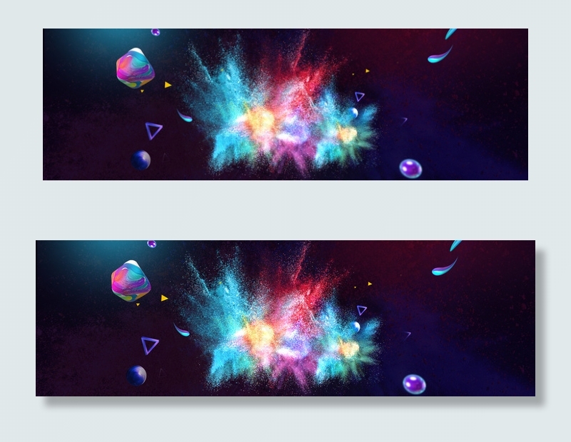 黑色炫酷banner海报背景背景图片素材