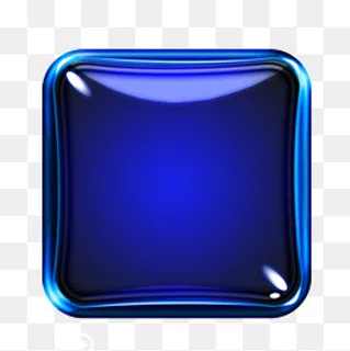 蓝色按键,免抠元素