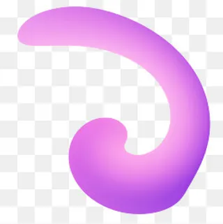 唯美紫色流体渐变元素,免抠元素