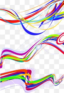矢量彩条,免抠元素