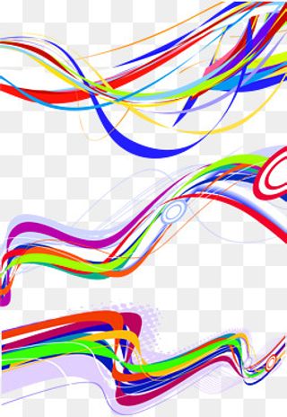 矢量彩条,免抠元素