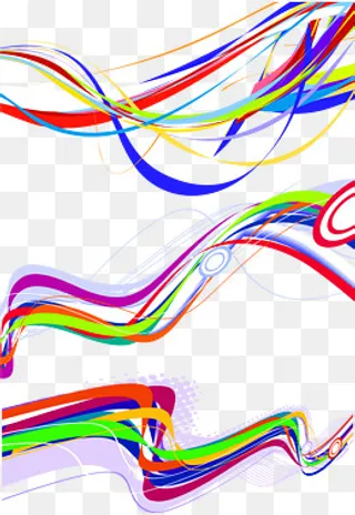 矢量彩条,免抠元素