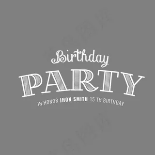 创意风格生日快乐Happy Birthday艺术字设计图