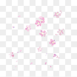 漂浮花朵花瓣桃花水彩,免抠元素(2000*2000px)psd模版下载