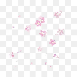 漂浮花朵花瓣桃花水彩,免抠元素(2000*2000px)psd模版下载