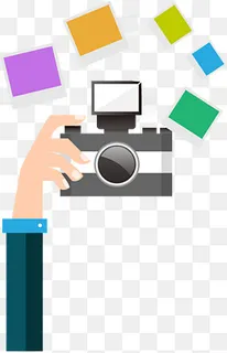 可爱彩色新闻记者矢量图,免抠元素