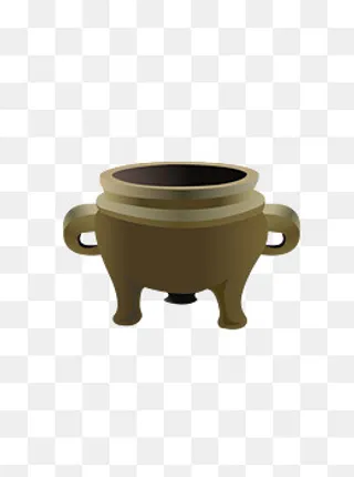 中元节传统祭鼎矢量元素,免抠元素