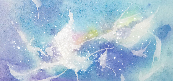 梦幻时尚绚丽渐变星空banner海报背景图片素材