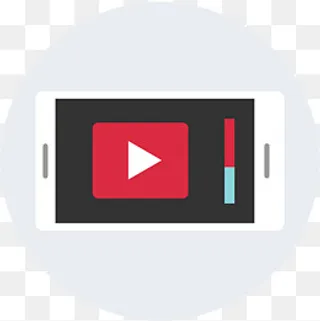 手机看视频,免抠元素