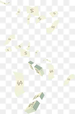 商务飘飞的票钱票矢量(1469*2232px)eps,ai矢量模版下载