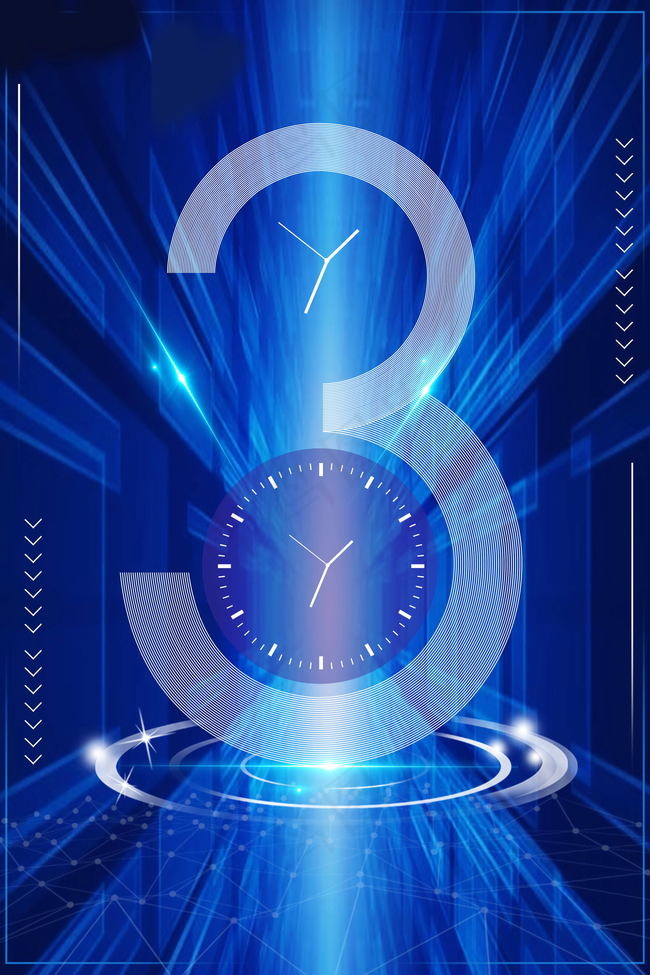 创意科技感倒计时设计PSD分层背景图片素材,背景元素