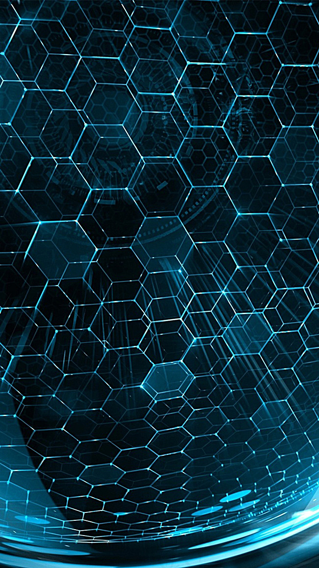 科技蜂巢大气H5背景图背景图片素材,背景元素