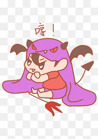 万圣节卡通表情包哼