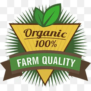 绿色生态环保百分百标签,免抠元素