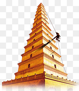 金字塔人物,免抠元素